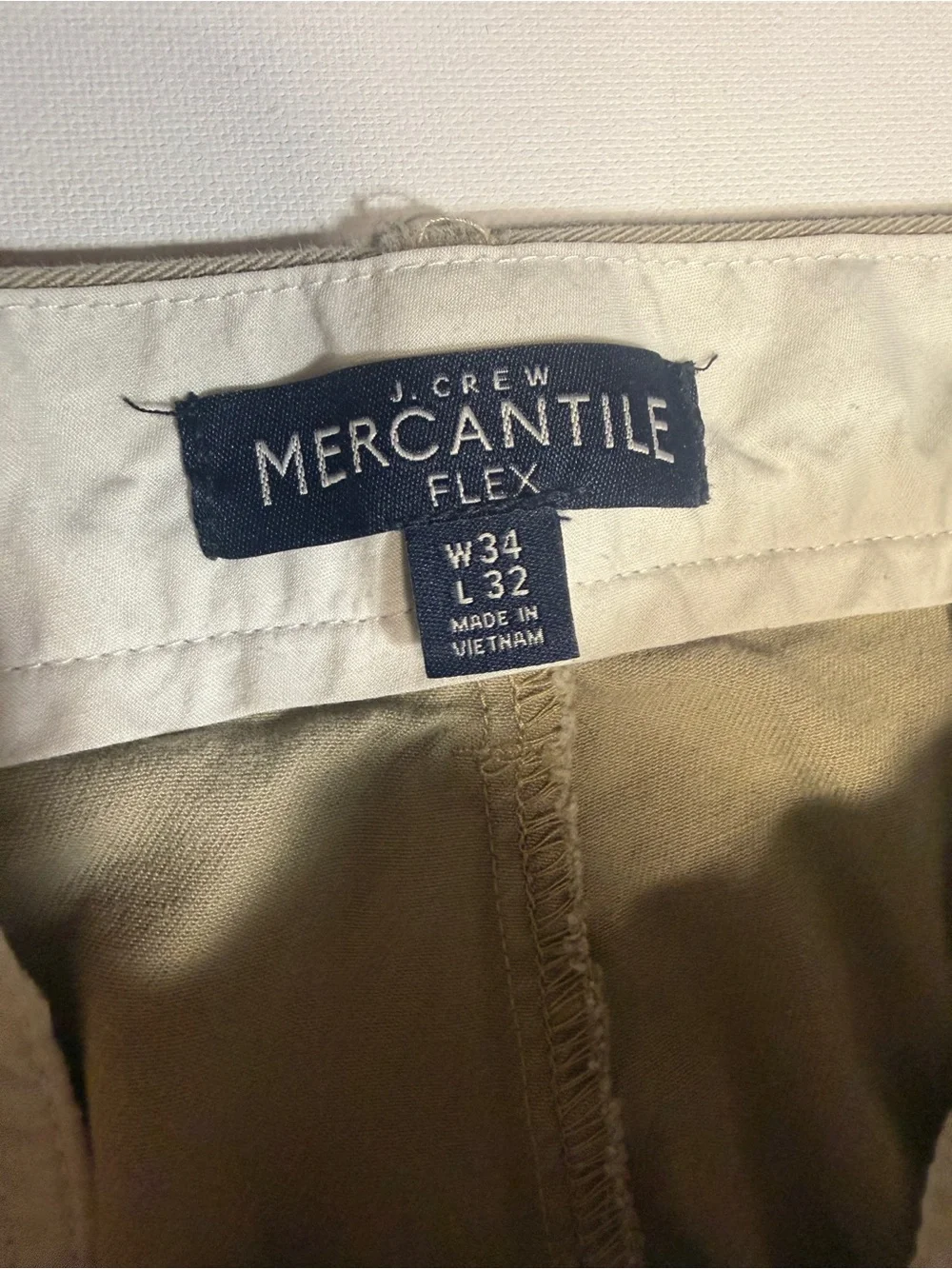 J. Crew Men's Chinos in Khaki